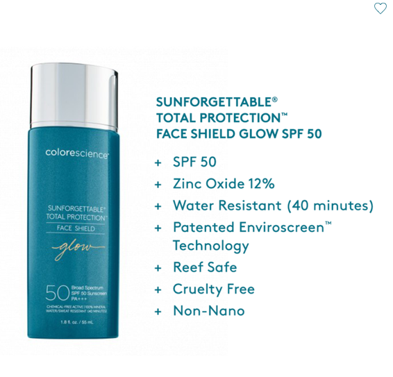 Sunforgettable Face Shield Glow SPF50